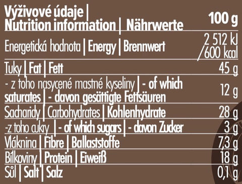 Ingredients & Nutritional Values