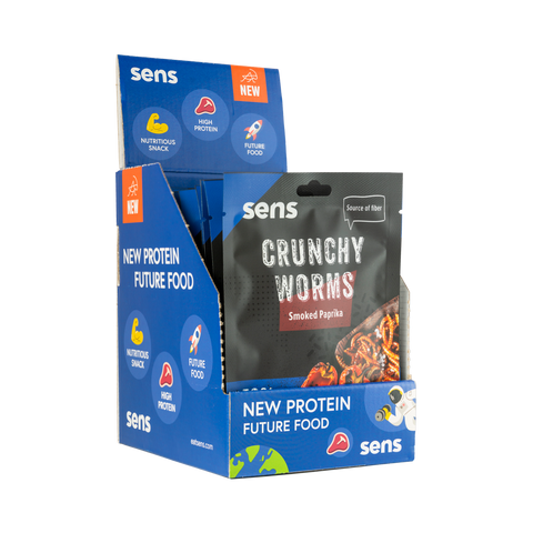 Crunchy Edible Mealworms - BBQ Paprika