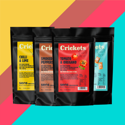 Spicy & Sweet Crunchy Crickets in XXL bag