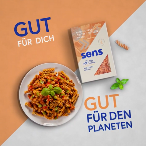 GLUTEN-FREE CRICKET PROTEIN PASTA | 200 g SENS Pack (200g),Box (600g)