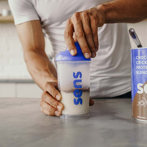 sens PROTEIN SHAKER, BPA-Free & Secure cap